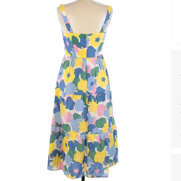 Princess Highway ModCloth 100% Organic cotton Blossoms In The Breeze Midi Dress - Picture 4 of 9
